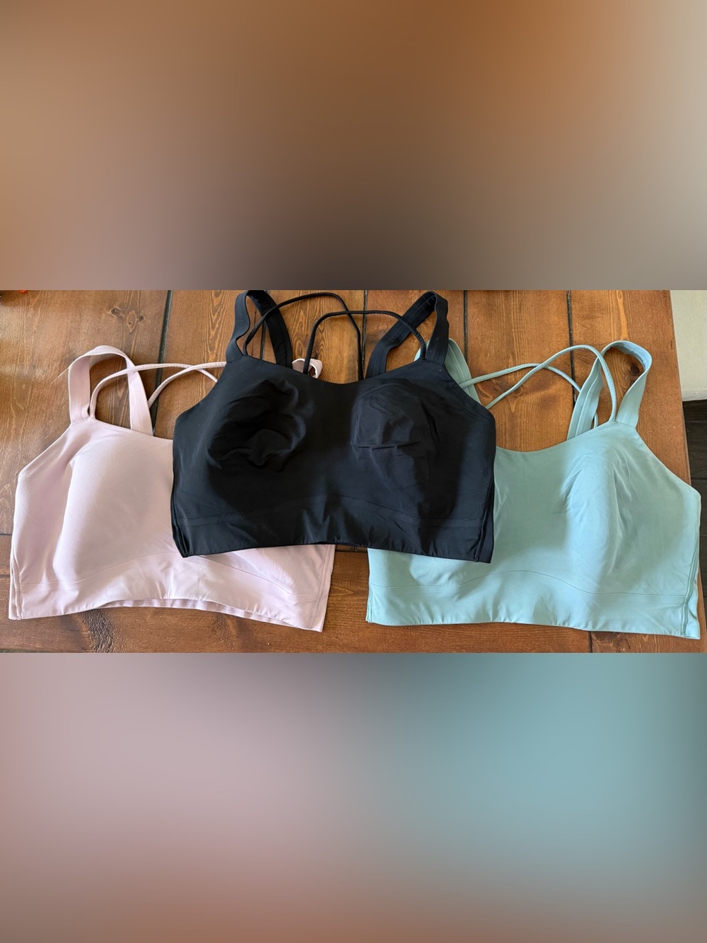 LOT OF 3 Lululemon Athletica Like A Cloud D/DD Longline Bra Size 12